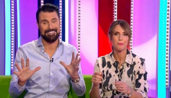 'The One Show' hosts Rylan Clark-Neal and Alex Jones.