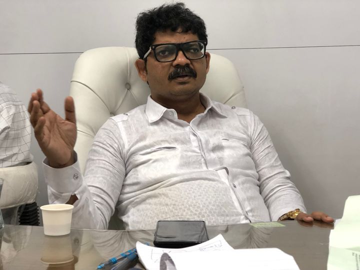 Advocate Gunaratne Sadavarte at his office in Mumbai