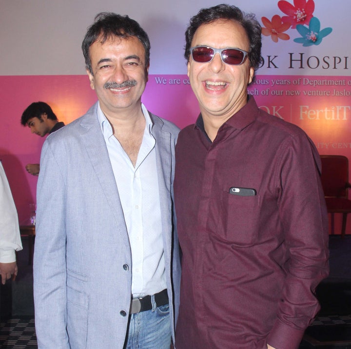 A file photo of Rajkumar Hirani (left) and Vidhu Vinod Chopra.