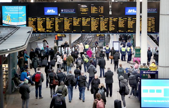 Passenger satisfaction with rail services has plummeted 
