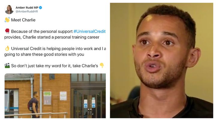 The DWP has defended a video clip promoting Universal Credit after claims its star previously promoted themselves as an actor.