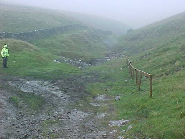 The woman's half clothed body was found dumped here 14 years ago 