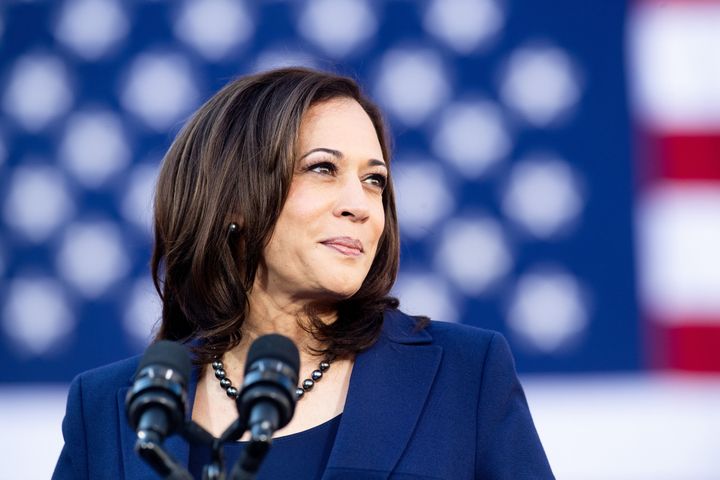 California’s Sen. Kamala Harris at her presidential campaign rally in Oakland on Jan. 27. Her decision to take punitive measures against the parents of truant children in San Francisco has come under renewed scrutiny.