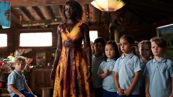 Nyong'o in "Little Monsters," in which she plays a kindergarten teacher protecting her students from a zombie outbreak.