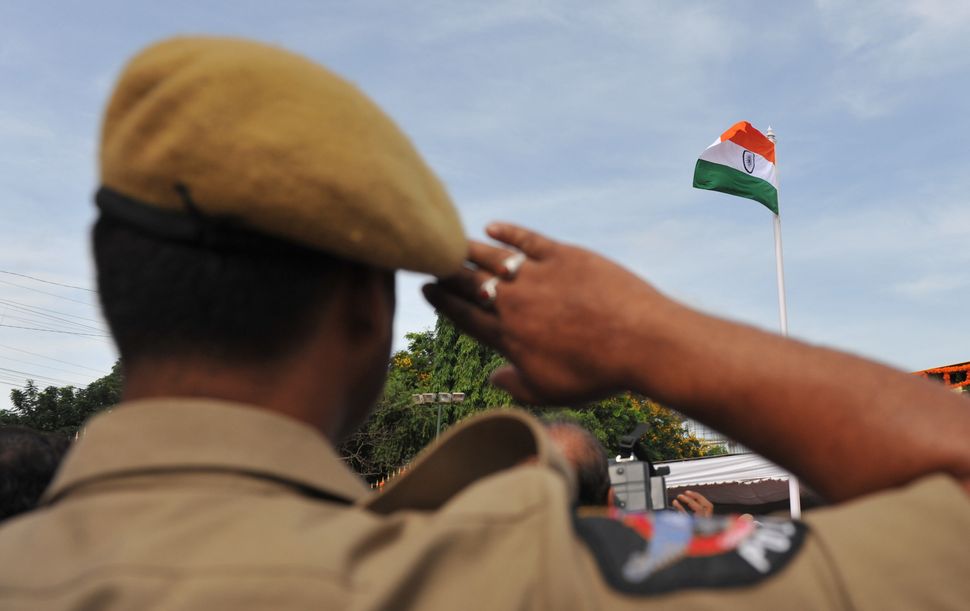 Representative image of an Indian police officer.