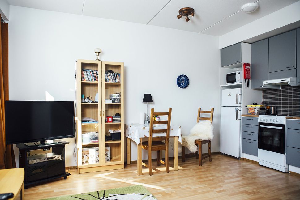 Inside one of the apartments at Väinölä.