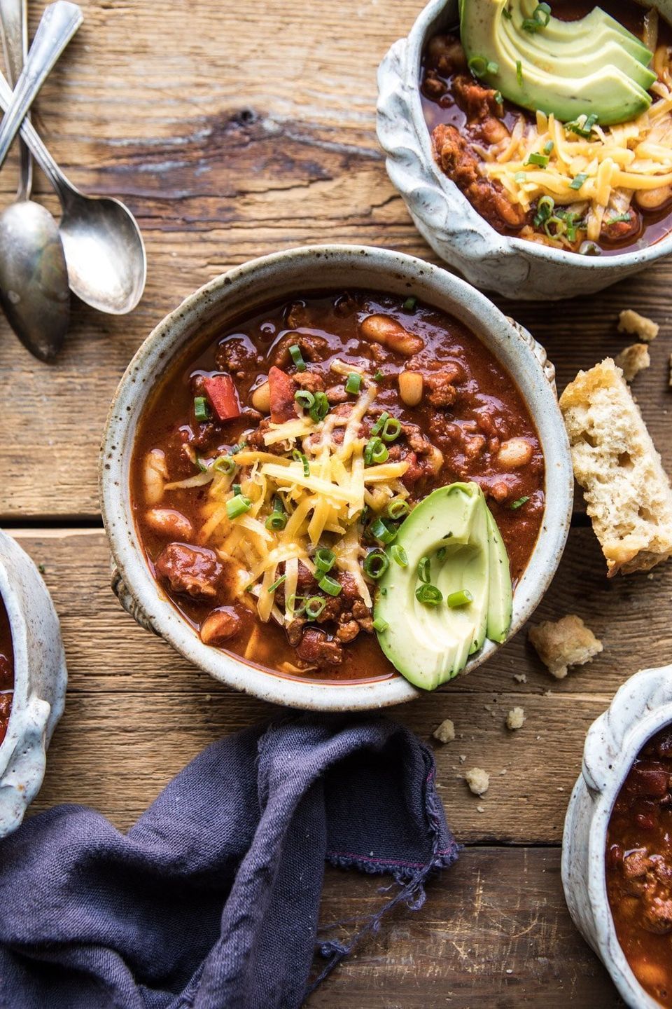 Spicy Buffalo White Chicken Chili. - Half Baked Harvest