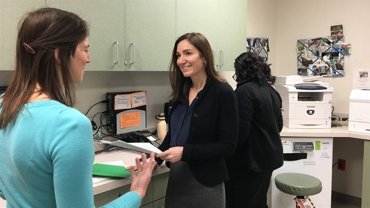 Dr. Constance Guille (right) and Dr. Lisa Boyars, behavioral health physicians at the Medical University of South Carolina, a