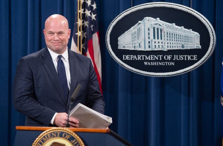 The Justice Department, currently overseen by acting Attorney General Matthew Whitaker (above), reversed its position in a closely watched redistricting case on Tuesday. It now says Texas doesn't need to be put back under federal supervision, even though the state repeatedly discriminated against minority voters.