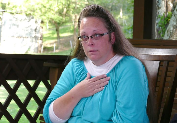 Kim Davis, a former Kentucky county clerk, refused to issue marriage licenses to same-sex couples after the Supreme Court's 2015 ruling on marriage equality. 