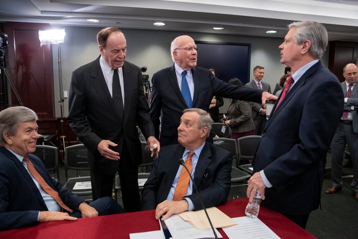 Members of Congress met on Capitol Hill on Jan. 30 to begin discussions on a deal to keep the federal government funded past a Feb. 15 deadline.