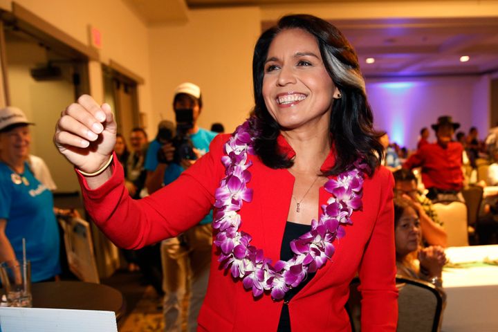 Rep. Tulsi Gabbard is pitching herself as Democrats’ top anti-war voice and a serious progressive in her bid for the party’s 2020 presidential nomination. But as a congresswoman, she accepted donations worth more than $100,000 from the country’s biggest producers of bombs, planes and weapons systems.