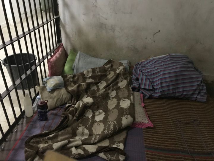 The cell in the Pai police station where Semrau was held for five days before being transferred to the prison in Mae Hong Son.