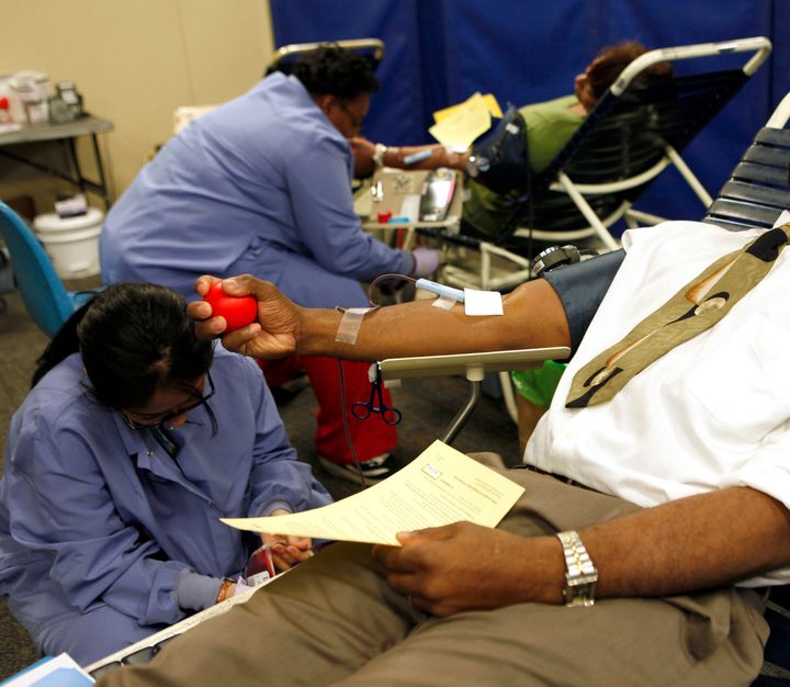 About 450 Red Cross blood drives were canceled across 30 states in January, largely due to winter weather, resulting in an “emergency need” for blood, the group said.