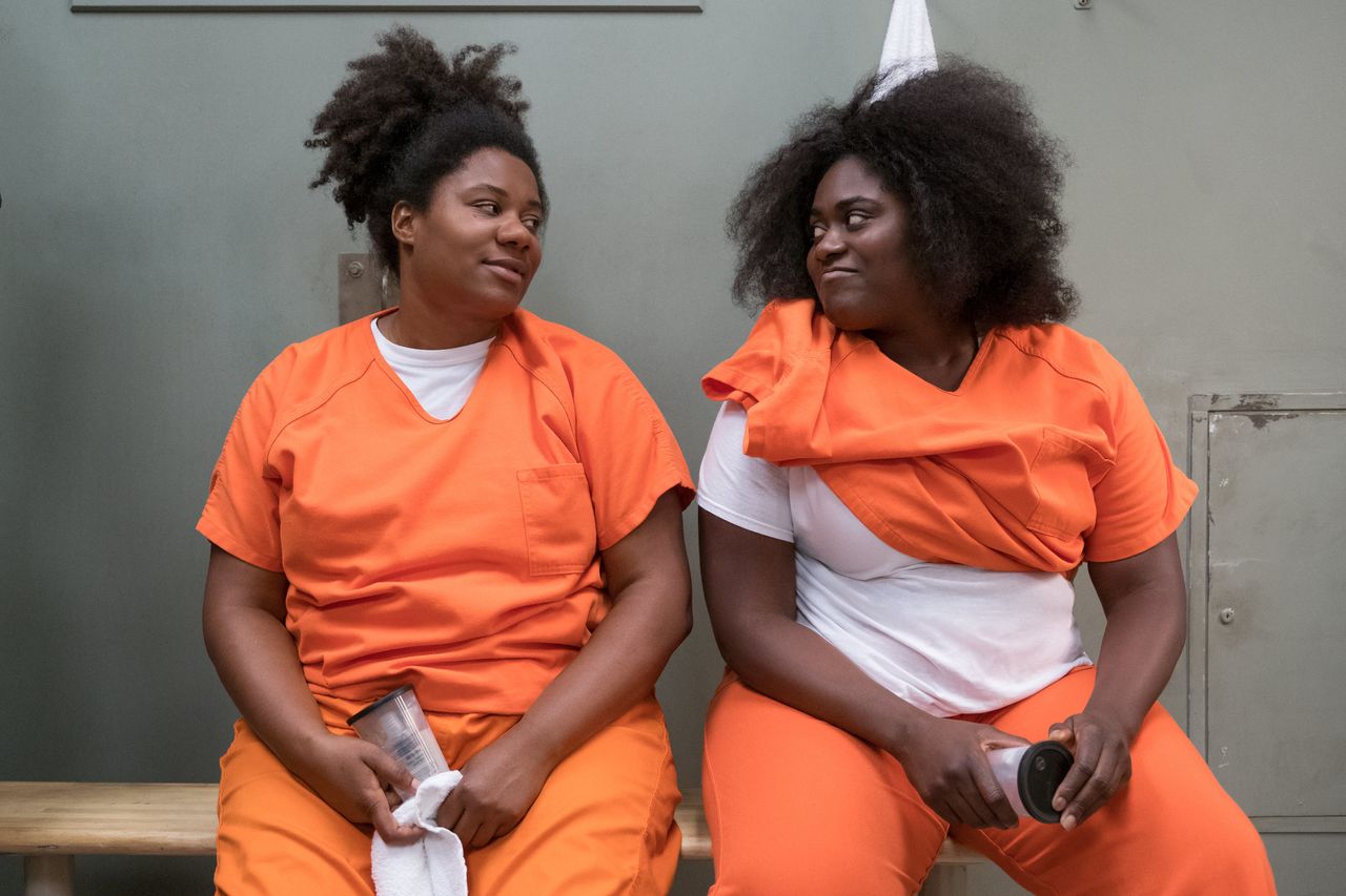 Brooks (right) plays Tasha "Taystee" Jefferson on the Netflix series "Orange Is the New Black."