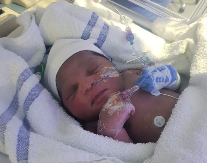 The baby girl was discovered in Newham late on Thursday night.