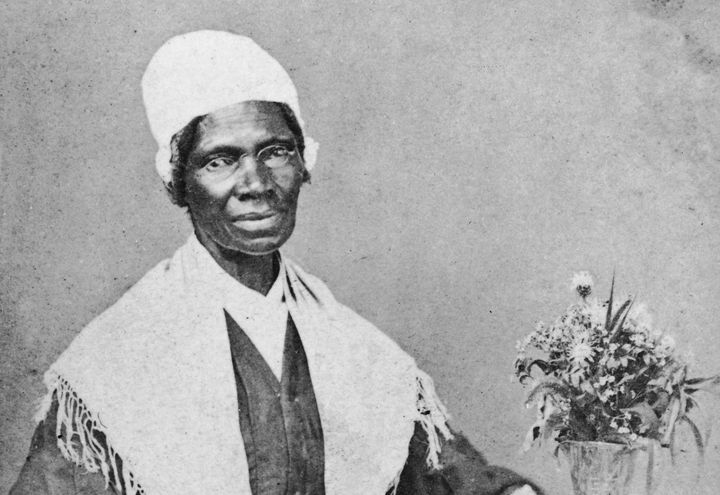 Portrait of American abolitionist and feminist Sojourner Truth (1797-1883), a former slave who advocated emancipation, c. 1880.