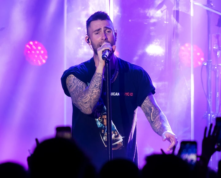 Maroon 5 frontman Adam Levine