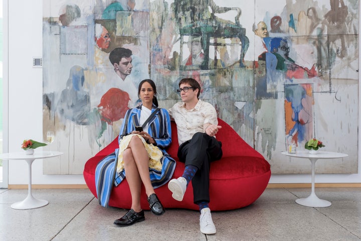 Zawe Ashton and Gyllenhaal in "Velvet Buzzsaw."