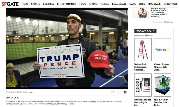 Riches at a Donald Trump event in Manheim, Pennsylvania, on Oct. 1, 2016.