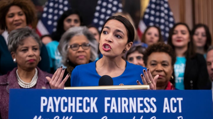 Rep. Alexandria Ocasio-Cortez (D-N.Y.) is the champion of both a Green New Deal and raising taxes on the richest Americans.