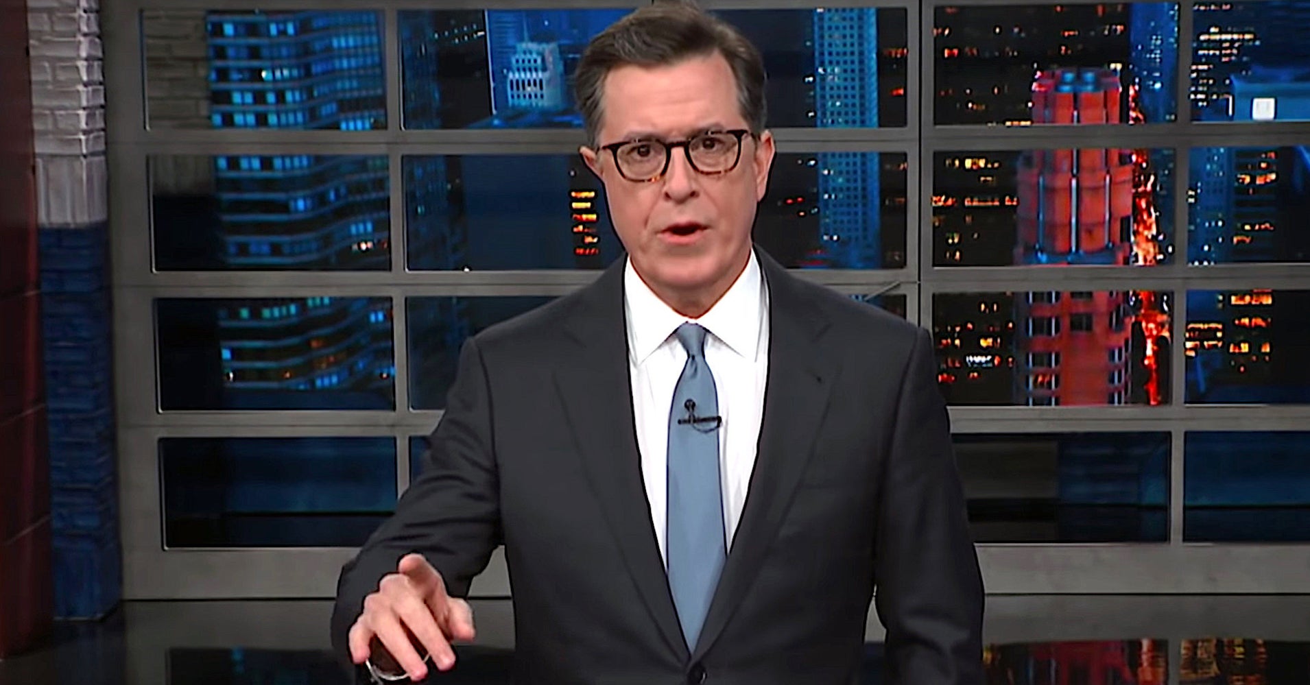 Stephen Colbert Is So Shocked By Trump's NYT Interview That He Does An
