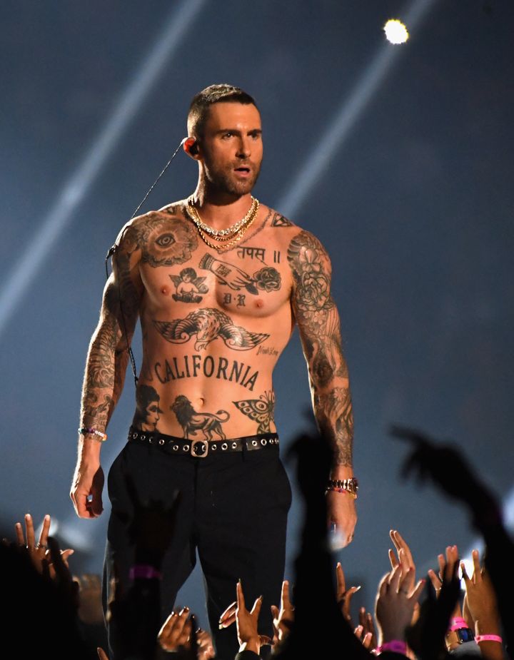 Adam Levine's nipples sparked a debate after Maroon 5's Super Bowl performance