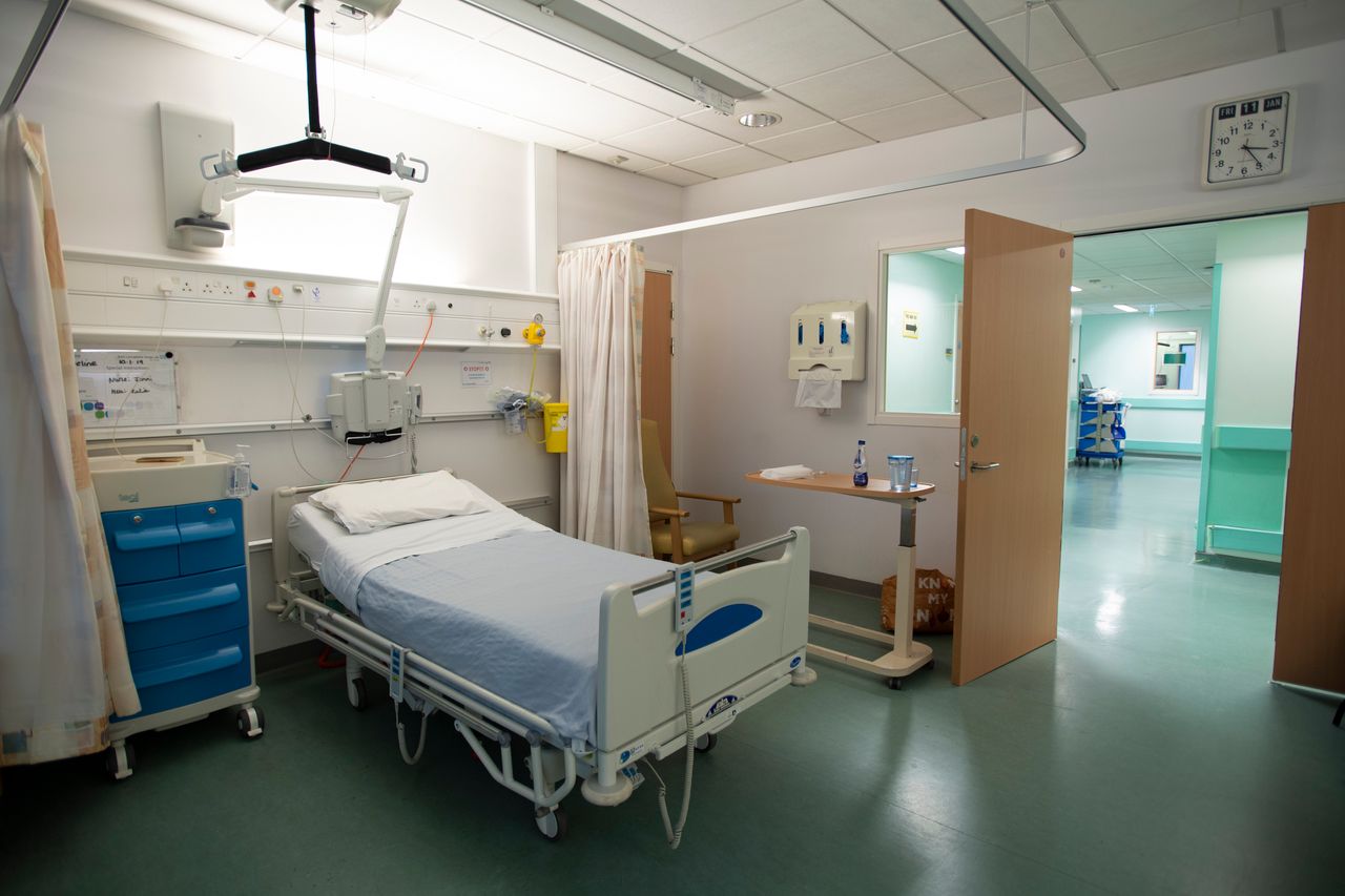 Bed number 4, on the acute medical unit at the Royal Blackburn hospital