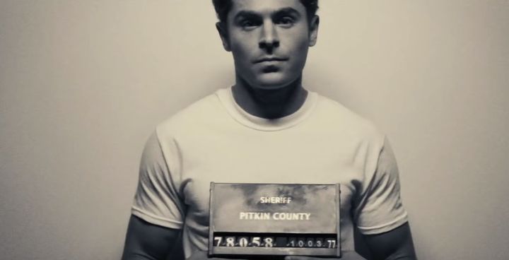Zac Efron as Ted Bundy in the film's trailer