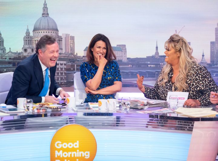 Gemma kept Piers and Susanna entertained on Good Morning Britain