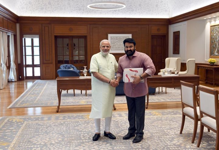 Mohanlal met Prime Minister Narendra Modi in September.