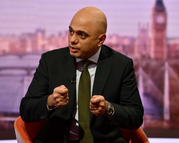 Sajid Javid speaking to the Andrew Marr Show on Sunday