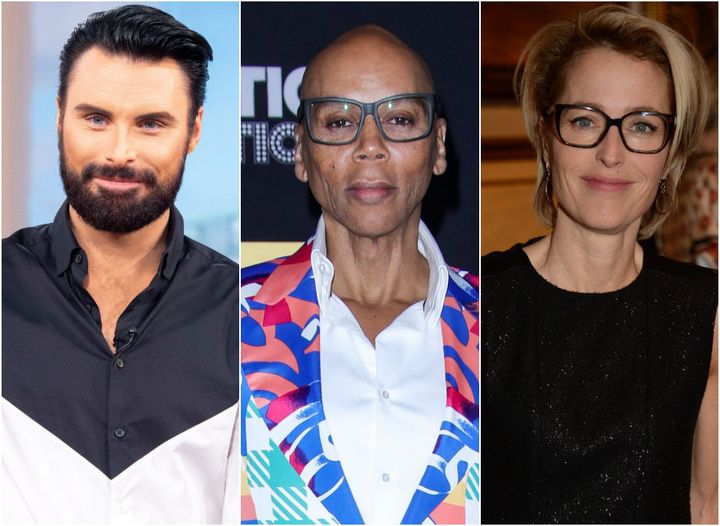 Rylan, RuPaul and Gillian Anderson are among those nominated at this year's British LGBT Awards