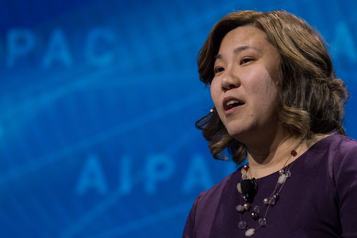Rep. Grace Meng (D-N.Y.) will bring Jin Park as her guest to Trump's speech Tuesday.