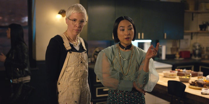 Rebecca Henderson and Greta Lee are party animals in