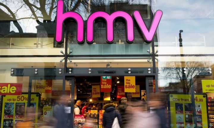HMV entered administration after Christmas citing falling DVD sales as one factor for its difficulty.