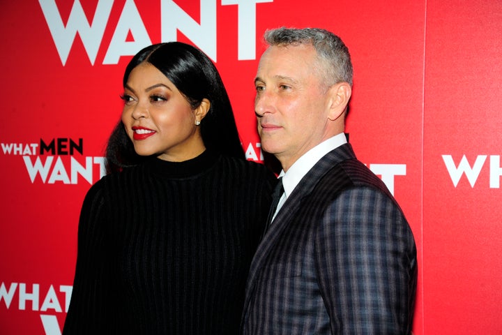 Taraji P. Henson and Adam Shankman at the New York premiere of "What Men Want." 