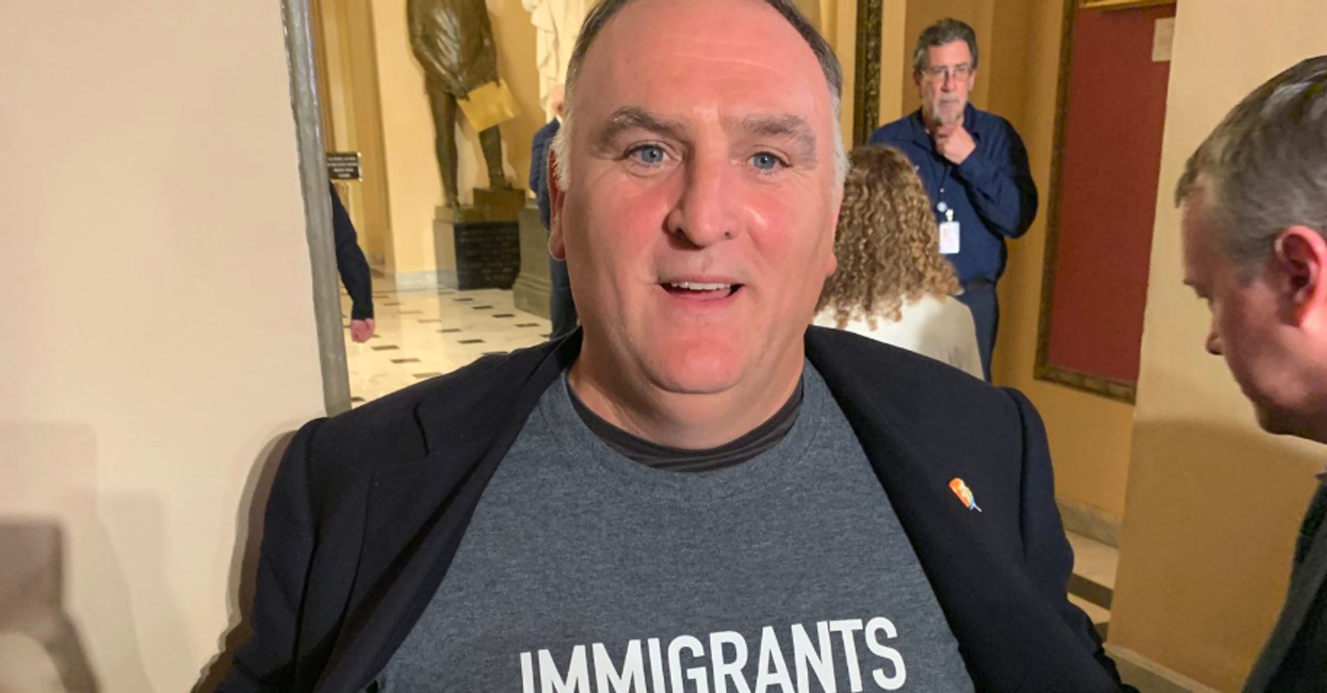 Chef José Andrés Wears 'Immigrants Feed America' Shirt To State Of The ...