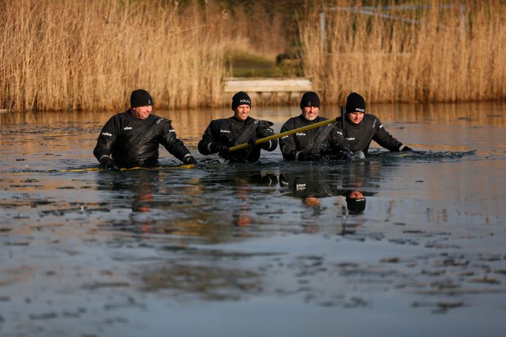 Police have searched bodies of water as part of the investigation 