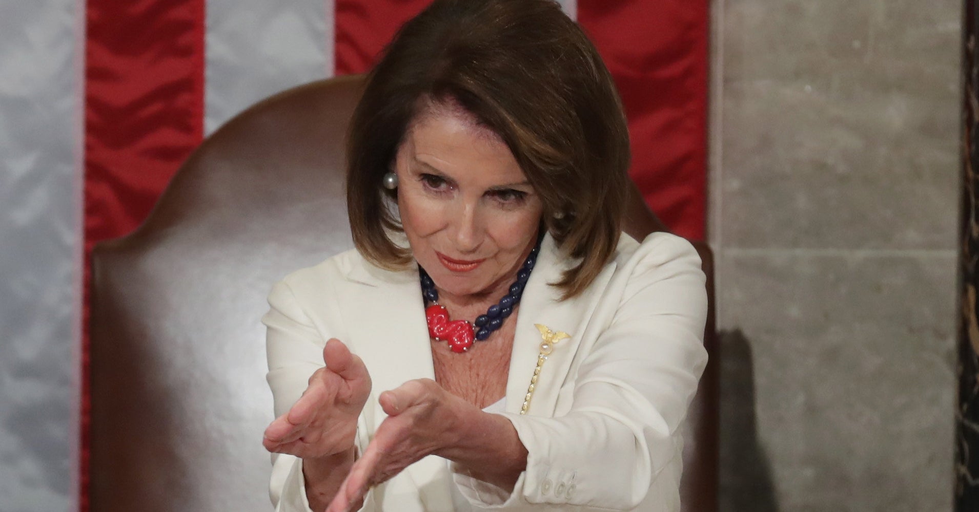 Photoshop Battle Breaks Out Over Nancy Pelosis Sotu Clap Back At