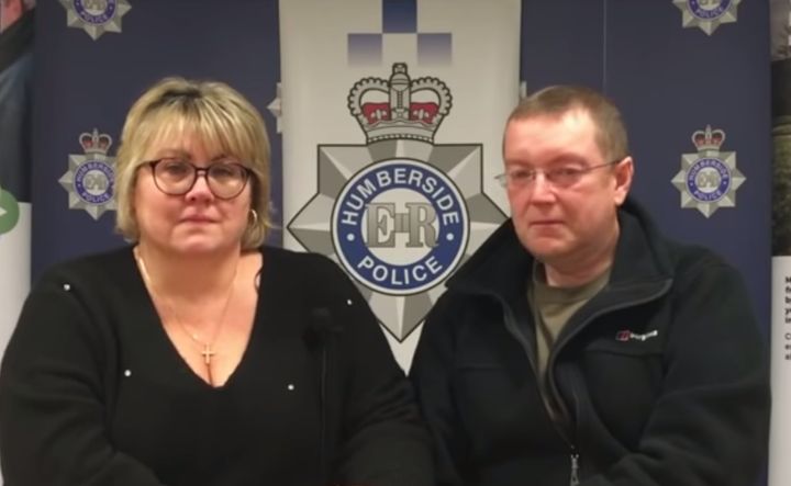 Parents Russell and Lisa Squire have filmed an emotional appeal for their daughter to get in touch 