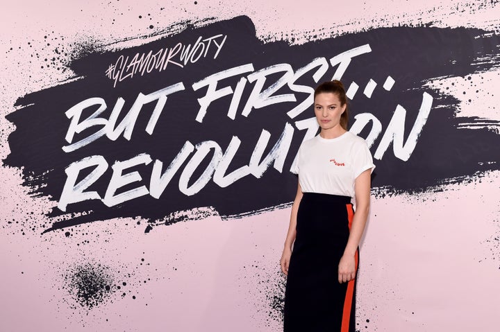 Model, writer and activist Cameron Russell poses during Glamour Celebrates 2017 Women Of The Year Live Summit at Brooklyn Mus