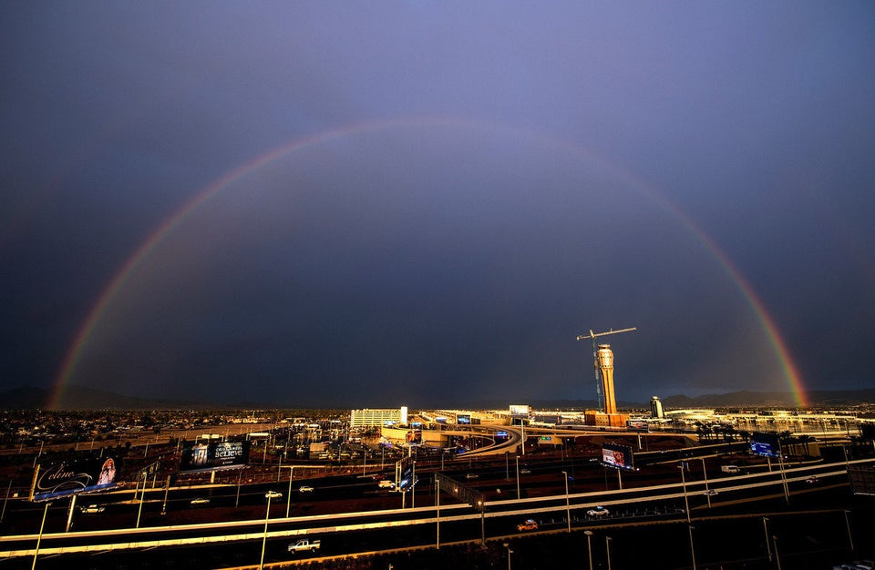 Thunderstorm Sweeps Through Las Vegas