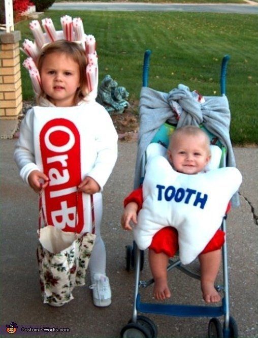 Toothbrush And Baby Tooth