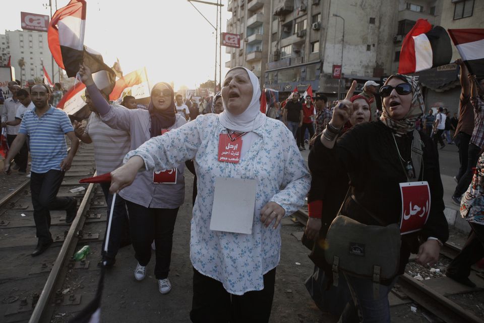Protests Mark The Anniversary Of Morsi Election