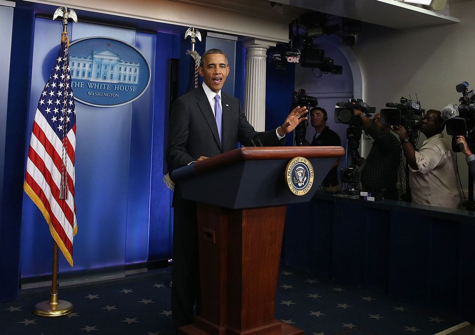 Obama Makes Statement After Senate Passes Bill To Raise Debt Ceiling And Re-Open Gov't