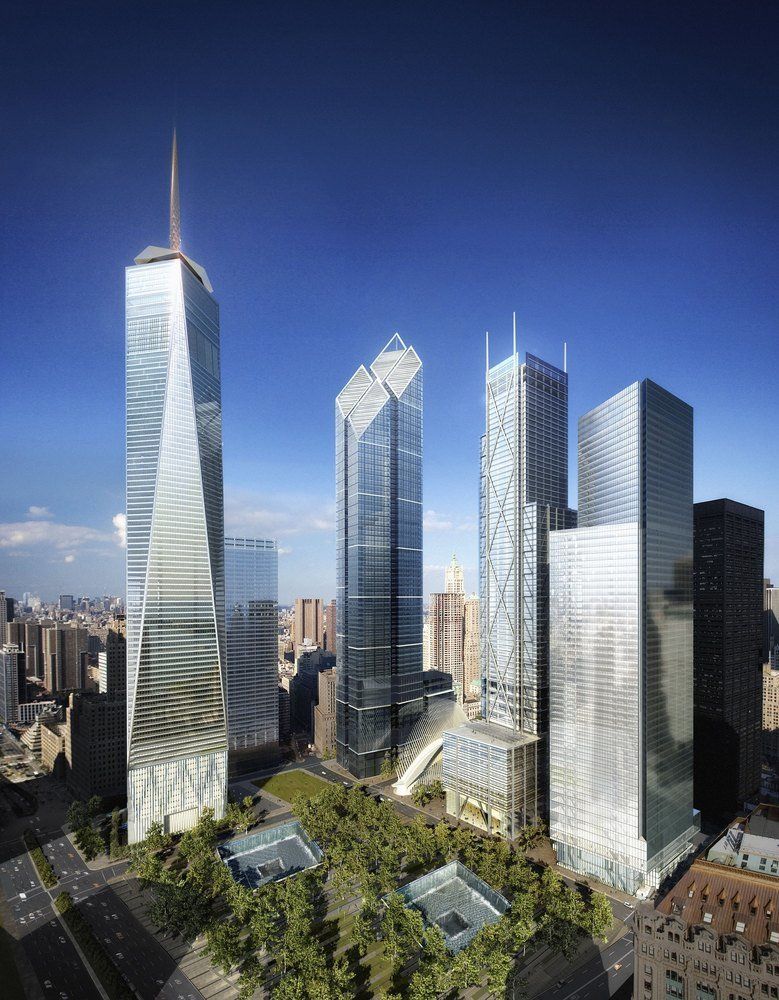 New World Trade Center Office Towers Design Unveiled