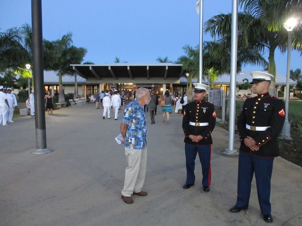 「真珠湾攻撃72周年の記念式典」の様子