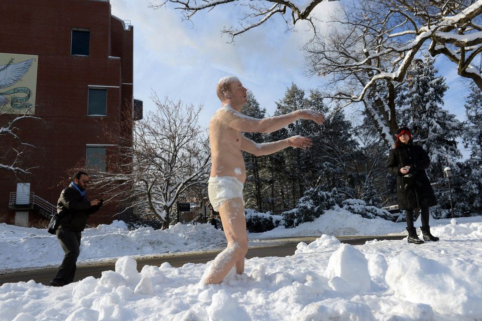 Sculpture Exhibit At Wellesley College Causes A Stir