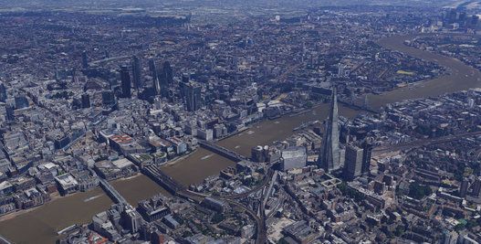 Google Maps showing 3D London